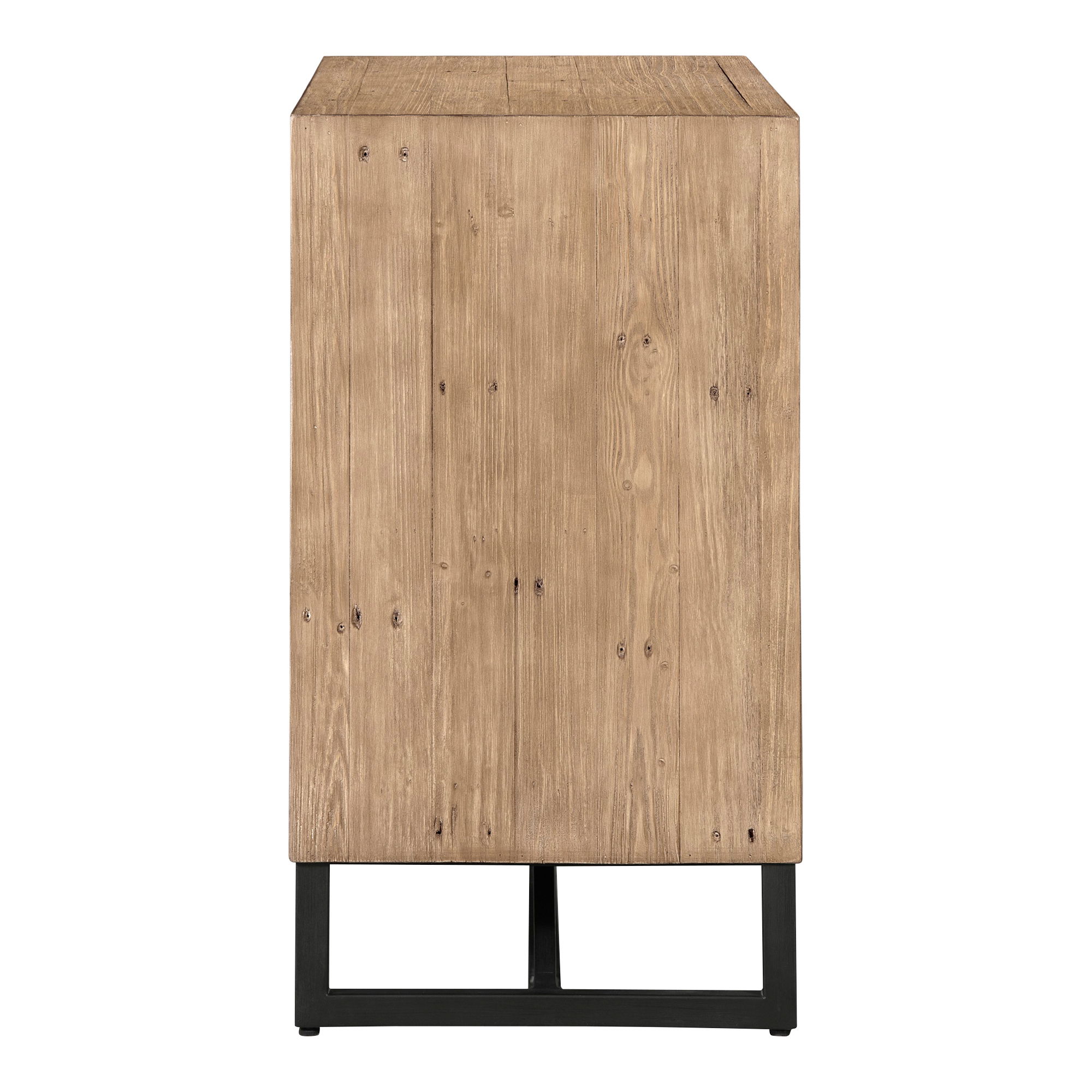 Sierra 2 Door Cabinet Natural, Cabinets & Sideboard by Moe's Home, 39" width x 33" height x 18" depth View 4