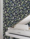 Peacock Estate Navy Wallpaper thumbnail 2