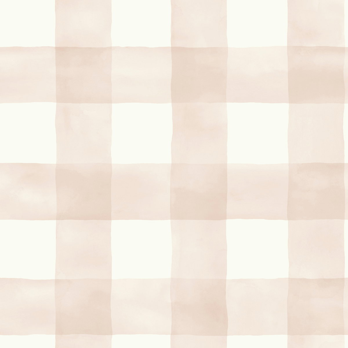 Watercolor Check Pink & White Wallpaper, by York Wall, 33' length x 1'8.5" width x 0.02" depth