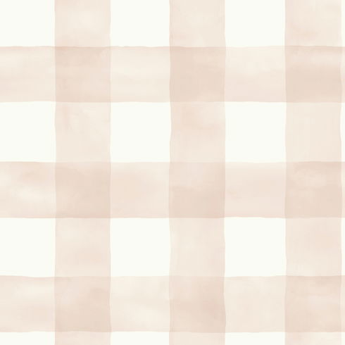 Watercolor Check Pink & White Wallpaper