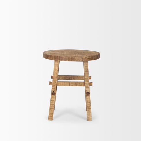 Rosie Small Brown Wood End Table