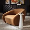 Lirra White Marble Drink Table thumbnail 1