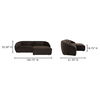 Amelia Nook Modular Right Sectional Espresso thumbnail 8