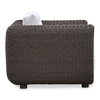 Soma Outdoor Accent Chair Dark Brown, Outdoor Chair by Moe's Home, 3'4" width x 2'2" height x 2'11" depth thumbnail 3