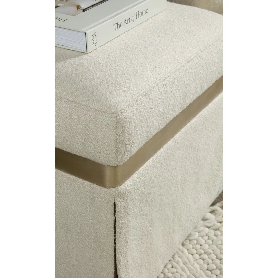 Melange Square Pouf, Ottoman by Hooker Furniture, 20" width x 19" height x 20" depth View 5