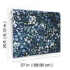Sweetbrier Navy Peel & Stick Wallpaper thumbnail 6