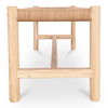 Hawthorn Small Bench Natural, Benche by Moe's Home, 48" width x 18" height x 17" depth thumbnail 3