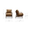 Arturo Accent Chair Tan, by Moe's Home, 29" width x 35" height x 33" depth thumbnail 9