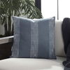 Caper Slate Blue Outdoor Pillow, Decorative by Uttermost, 20" width x 20" height x 8" depth thumbnail 2
