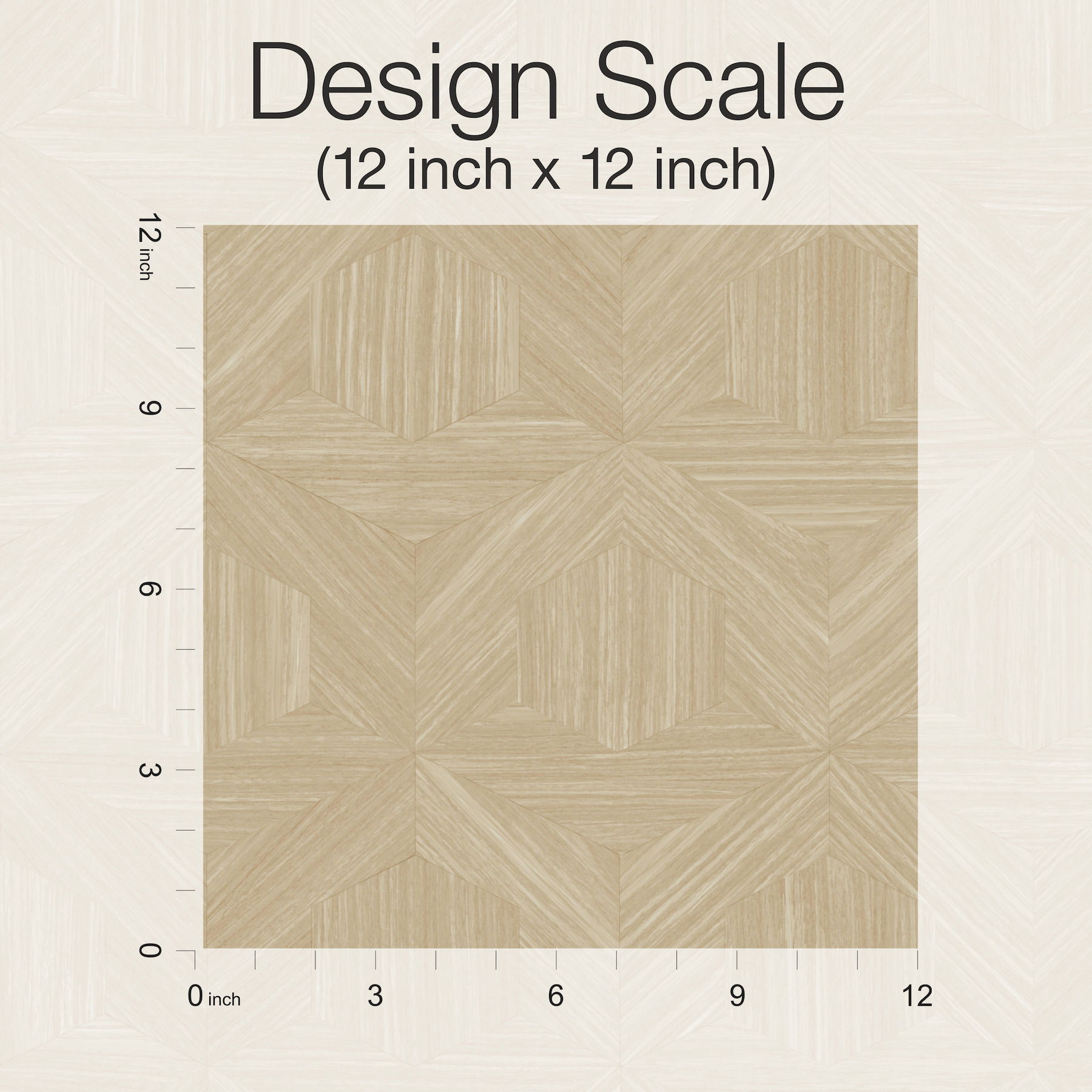 Parquet Tan Wallpaper large image 
