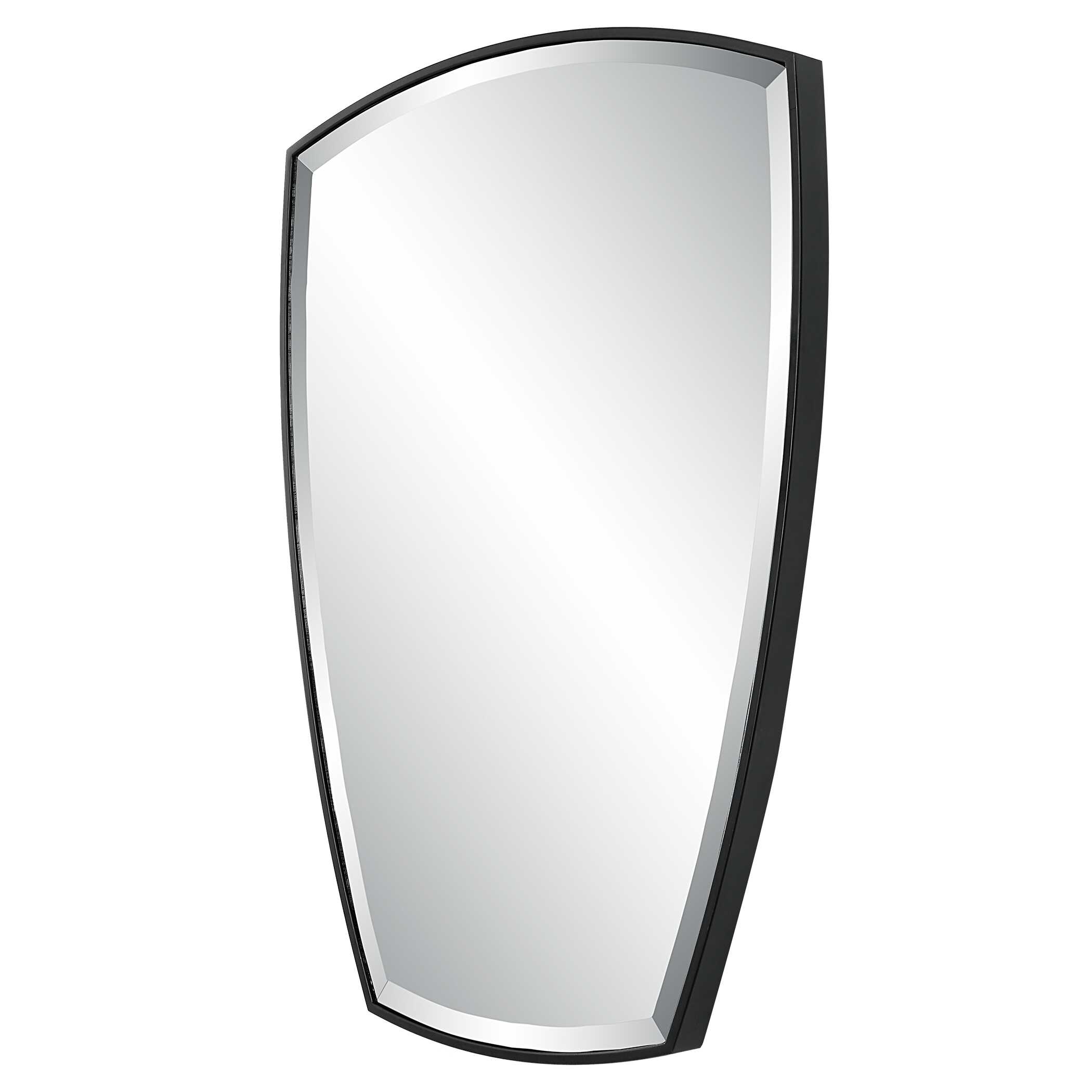 Crest Curved Iron Mirror, by Uttermost, 25.25" width x 36" height x 1.5" depth View 5