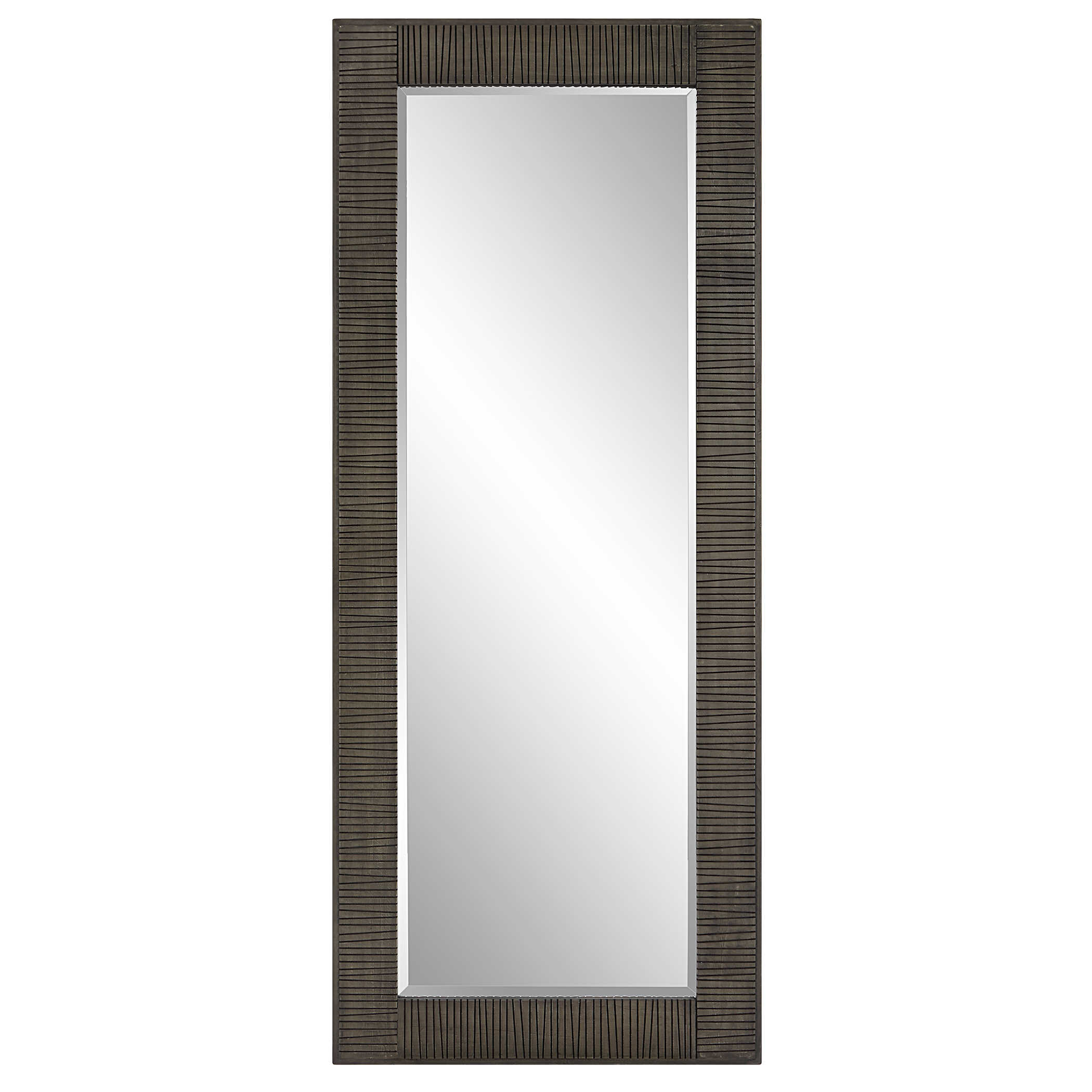 Figaro Oversized Wooden Mirror, by Uttermost, 33.5" width x 81.5" height x 2" depth View 1