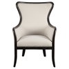 Sandy Wing Back Armchair, Accent Chair by Uttermost, 29" width x 41" height x 30" depth thumbnail 1