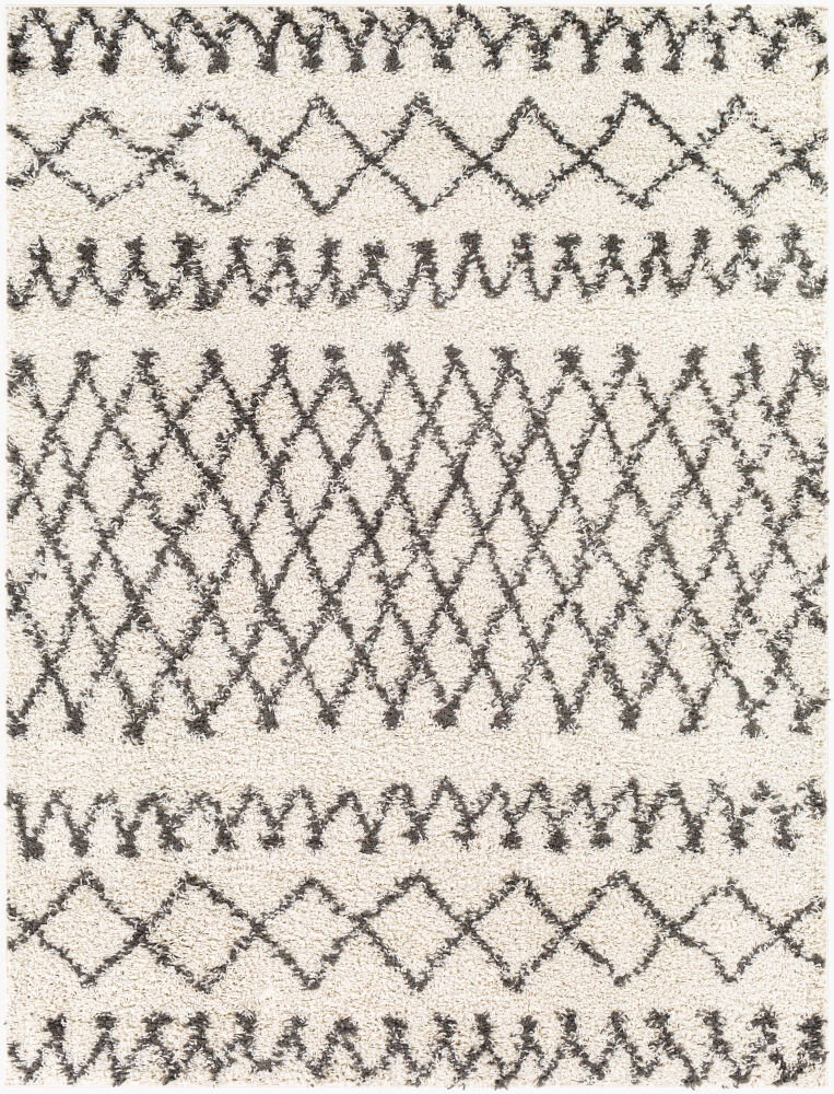 Taza Shag Machine Woven Rug, by Surya, 7' length x 5'2" width