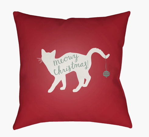 Meowy Accent Pillow