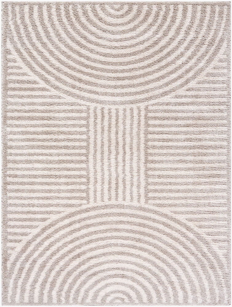 Fossay Shag Machine Woven Rug, by Surya, 2'11.43" length x 1'11.62" width