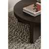 Folke Round Coffee Table Dark Brown, by Moe's Home, 38" width x 13.38" height x 38" depth thumbnail 8