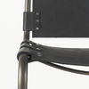Berbick 21L x 25W x 38H Black Leather with Iron Frame Counter Stool thumbnail 8