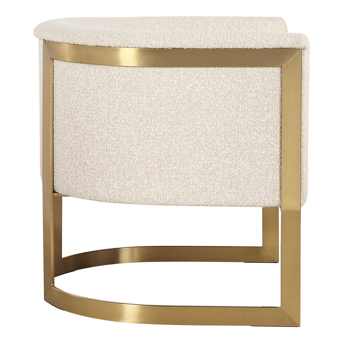 Bellina Plush Barrel Chair, Accent Chair by Uttermost, 28" width x 31" height x 29" depth View 6
