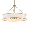Algiers 8 Light Drum Pendant, by Uttermost, 19" height x 30" diameter thumbnail 4