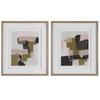 COLOR BLOCK FRAMED PRINTS, S/2, Painting by Uttermost, 26.5" width x 30.5" height x 1" depth thumbnail 1