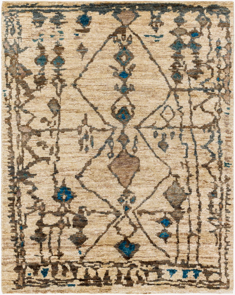 Medina Handmade Rug, by Surya, 1'6" length x 1'6" width