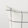 Suzanne 14x26 White/Black Square Pattern Pillow Cover, Decorative Pillow by Mercana, 14" length x 26" width x 0.2" height thumbnail 9