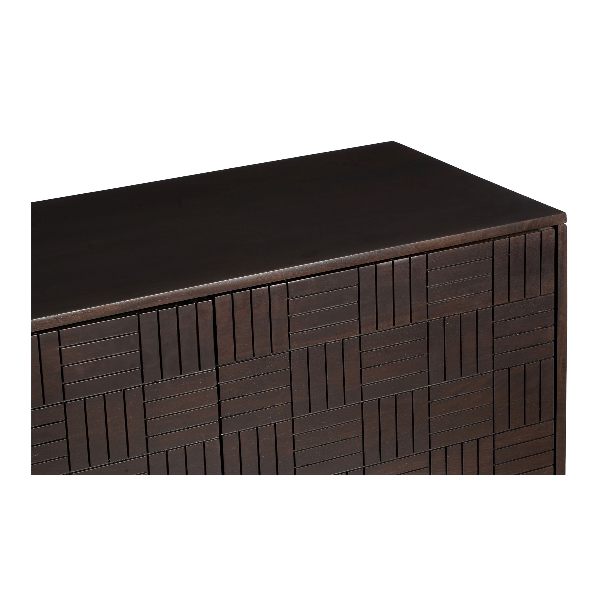 Denman 4 Door Sideboard Dark Brown large image 