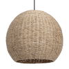 Seagrass 1 Light Dome Pendant, Ceiling Light by Uttermost, 24" width x 21.75" height x 24" diameter thumbnail 9