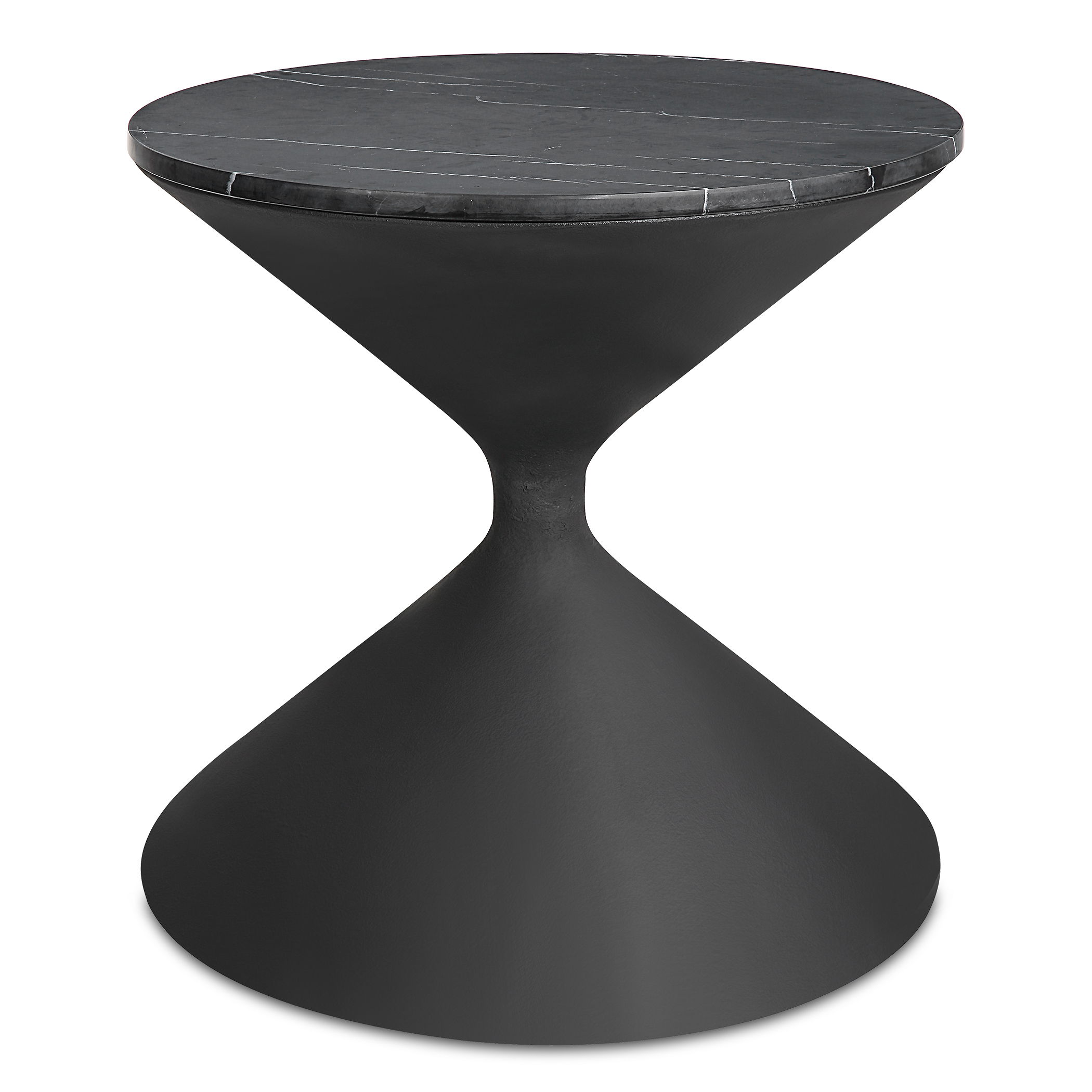 Time's Up Hourglass Shaped Side Table large image 