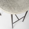Millie Backless 30in Seat Bar Stool | Gray Hair-On-Hide with Gold Metal, Counter & Bar Stool by Mercana, 16.75" length x 17.75" width x 30" height thumbnail 11