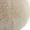 Abide Ball Sheepskin Pillows Set/2, Decorative Pillow by Uttermost, 11" width x 11" height x 11" depth thumbnail 3