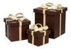Ferrell Leather Holiday Boxes,S/3,Choco thumbnail 0