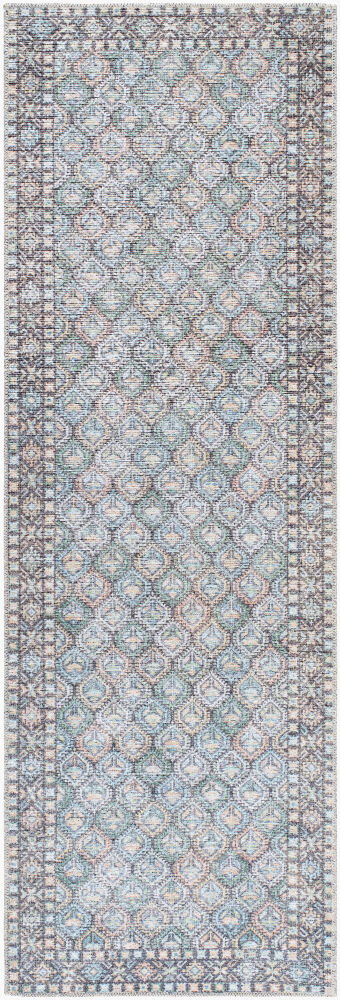 Vinny Machine Woven Rug, by Surya, 7'10.49" length x 2'7.5" width