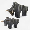 Regal Bull Bronze Sculptures Set/2 thumbnail 0