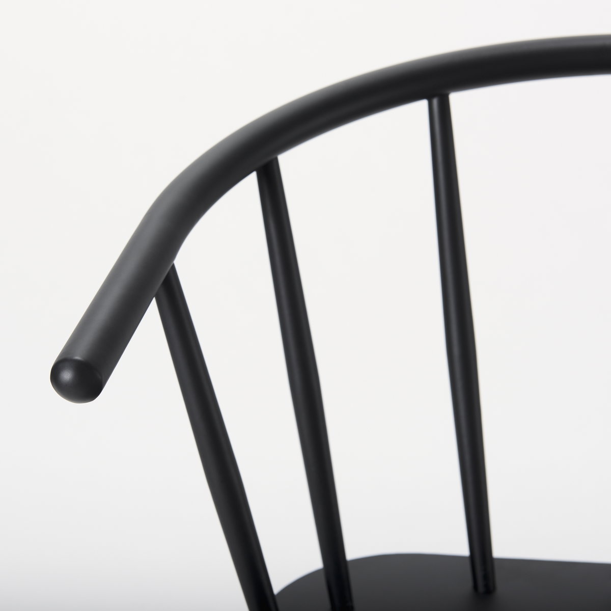 Colin Backless 38.2in Seat Counter Stool | Black Metal, Counter & Bar Stool by Mercana, 21.1" length x 22.6" width x 38.19" height View 10