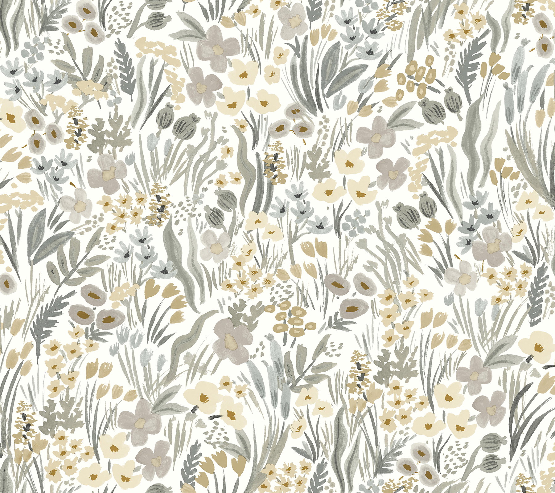 Lea Linen Peel & Stick Wallpaper, by York Wall, 20' length x 2'3" width x 0.02" depth View 1