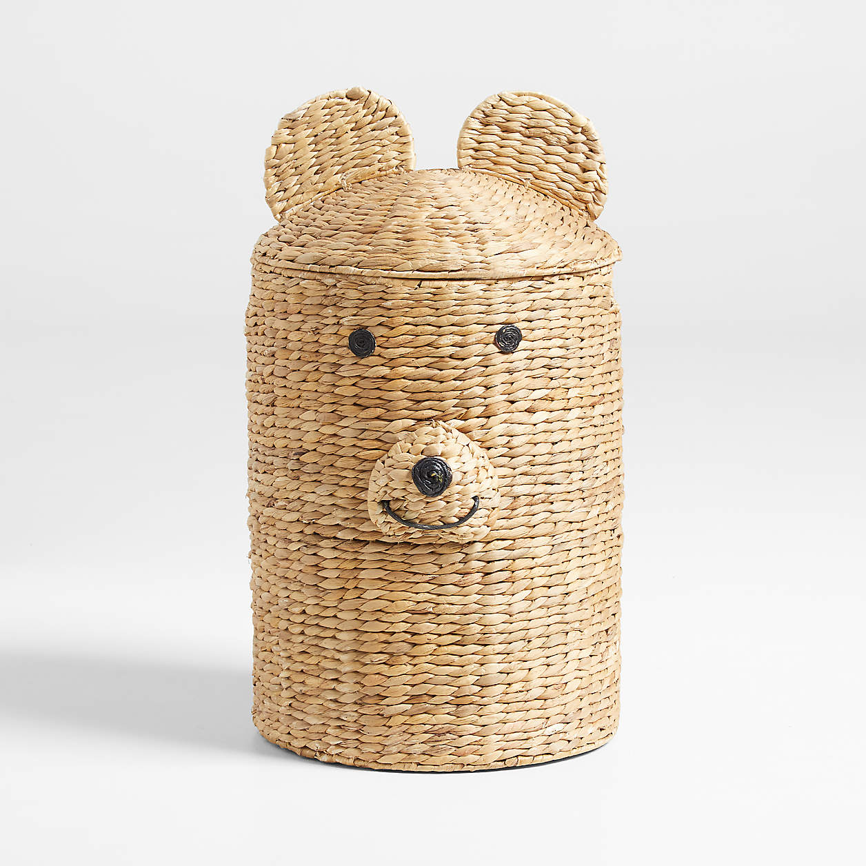Online Designer Bedroom Bear Woven Kids Hamper with Handles