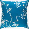 Chinoiserie Floral Accent Pillow, Decorative Pillow by Surya, 20" length x 20" width thumbnail