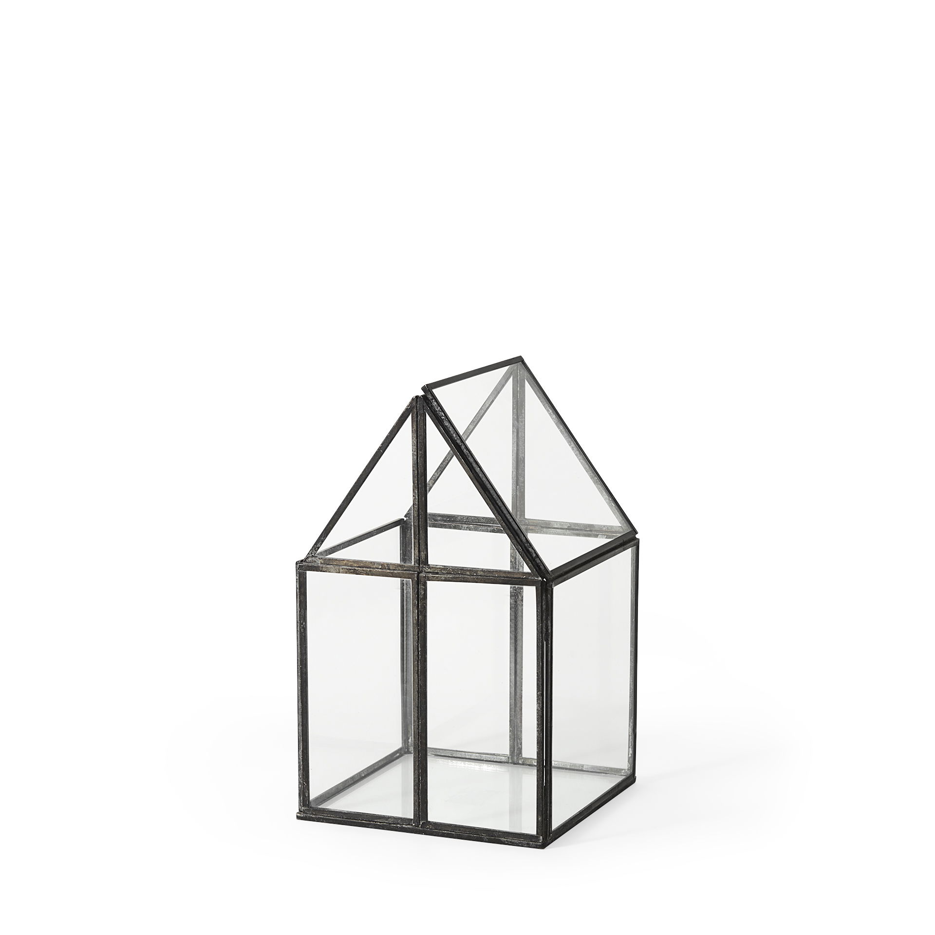 Sikes (Small) 6L x 6W x 10H Glass Terrarium, Boxe by Mercana, 6.1" length x 6.1" width x 10.04" height View 1