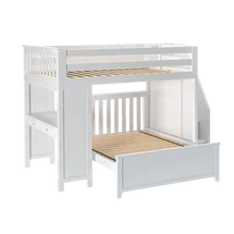 Online Designer Bedroom Haner Kids Full Over Full Storage Bunk Bed