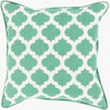 Morrocan Printed Lattice Accent Pillow Down, Decorative Pillow by Surya, 20" length x 20" width thumbnail