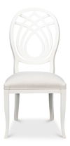 Goccia Side Chair, Cortina White, Crema thumbnail 1