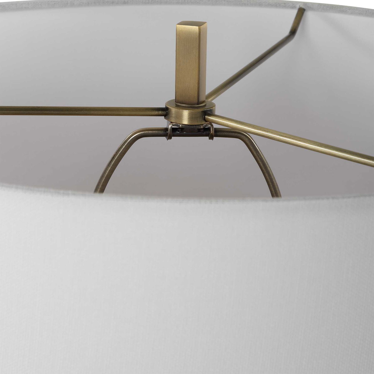 Crossroads Brass Table Lamp, by Uttermost, 16" width x 32.5" height x 16" depth View 7