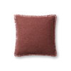 Amber Lewis x Loloi Sable Pillow, Decorative Pillow, 18" length x 18" width thumbnail 1