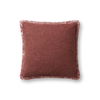 Amber Lewis x Loloi Sable Pillow, Decorative Pillow, 18" length x 18" width thumbnail