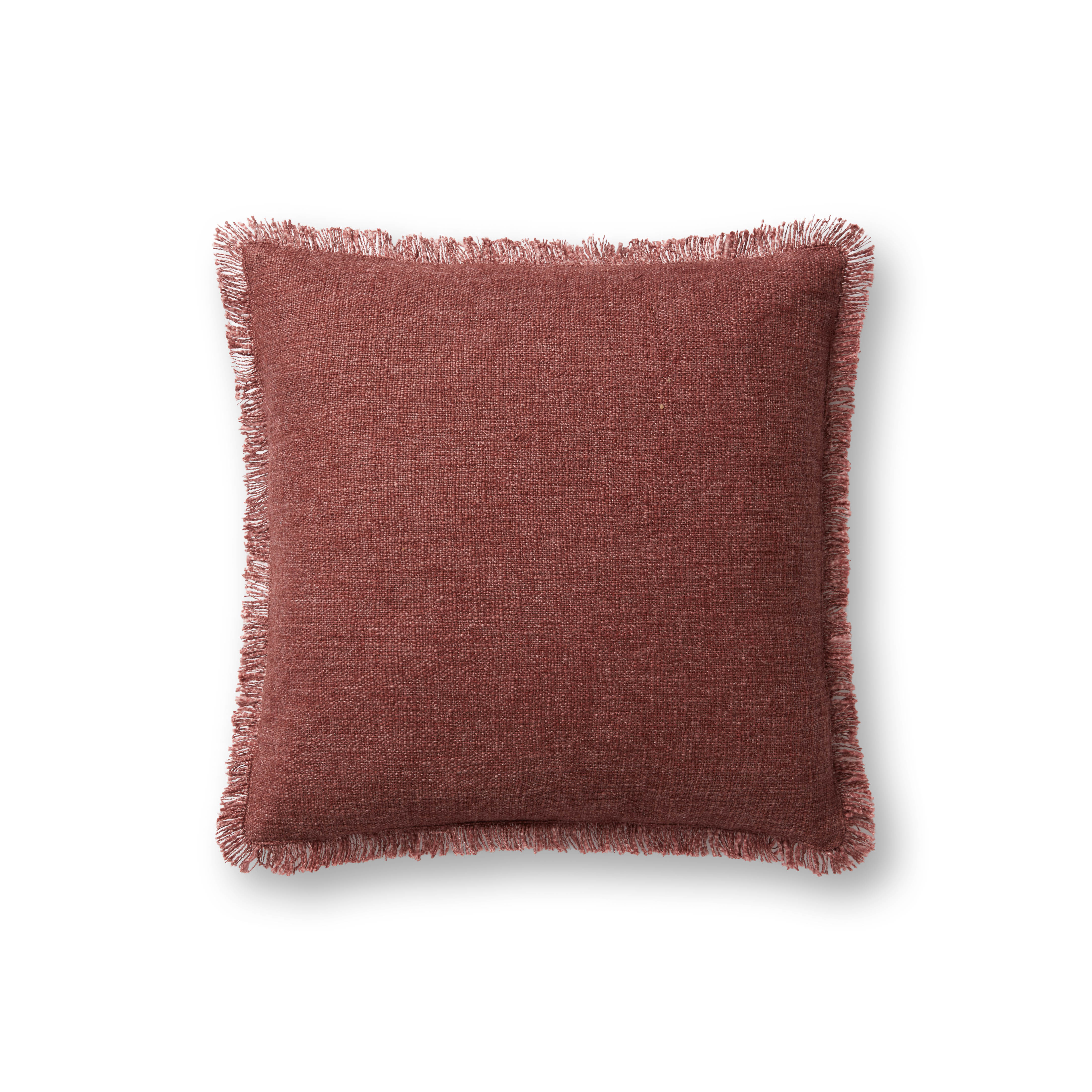 Amber Lewis x Loloi Sable Pillow, Decorative Pillow, 18" length x 18" width