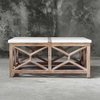 Catali Stone Coffee Table, by Uttermost, 40" width x 18" height x 40" depth thumbnail 4