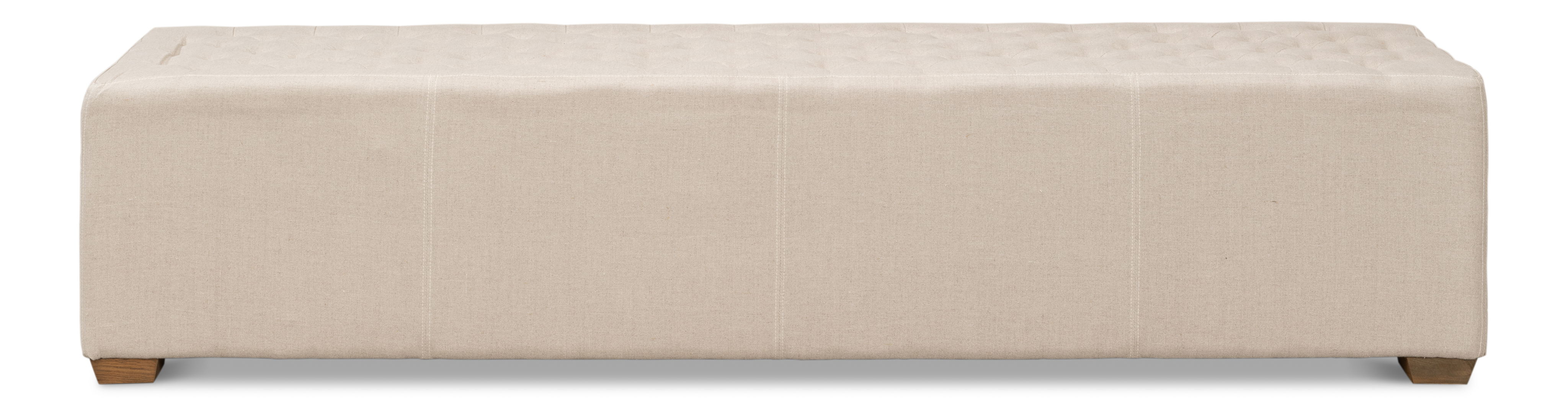 The 6 Foot Bench, Seating by Sarreid, 78" length x 18" width x 18" height View 2