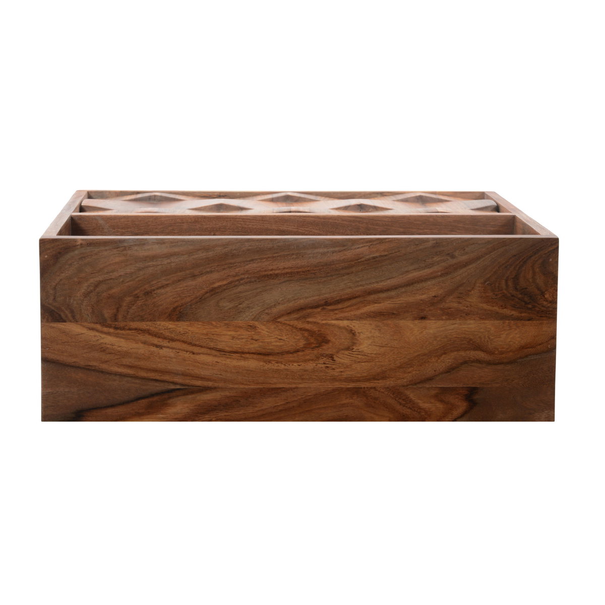 O2 Nightstand Natural, by Moe's Home, 22" width x 22" height x 16" depth View 12